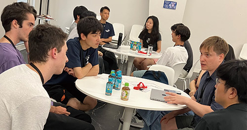 Our Members at the Information Session in 42 Tokyo