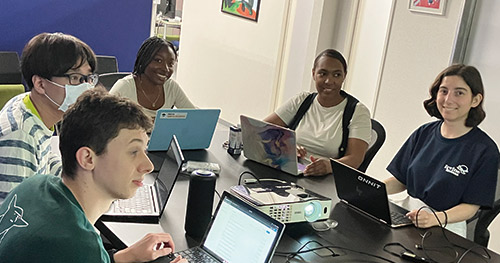 Students engaged in the 2025 internship program with dedication