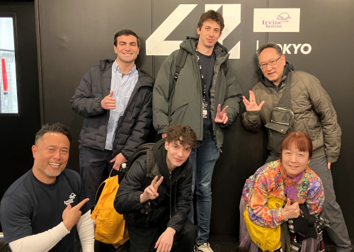 Our team members participating in the joint company information session